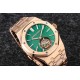 Audemars Piguet-Royal Oak Tourbillon 41mm YG/YG Green/Stk R8F V2 Flying Tourb