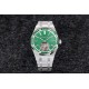 Audemars Piguet-Royal Oak Tourbillon Dia 41mm SS/SS Green/Stk R8F V2 Flying Tourb