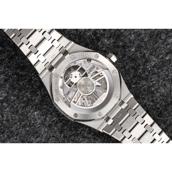 Audemars Piguet-Royal Oak Tourbillon Dia 41mm SS/SS Green/Stk R8F V2 Flying Tourb