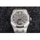 Audemars Piguet-Royal Oak Tourbillon 41mm SS/SS Grey/Stk R8F V2 Flying Tourb
