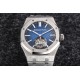 Audemars Piguet-Royal Oak Tourbillon 41mm SS/SS Blue/Stk R8F V2 Flying Tourb