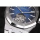 Audemars Piguet-Royal Oak Tourbillon 41mm SS/SS Blue/Stk R8F V2 Flying Tourb