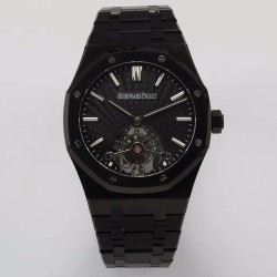 Audemars Piguet-Royal Oak Tourbillon PVD/PVD Black R8F Flying Tourb