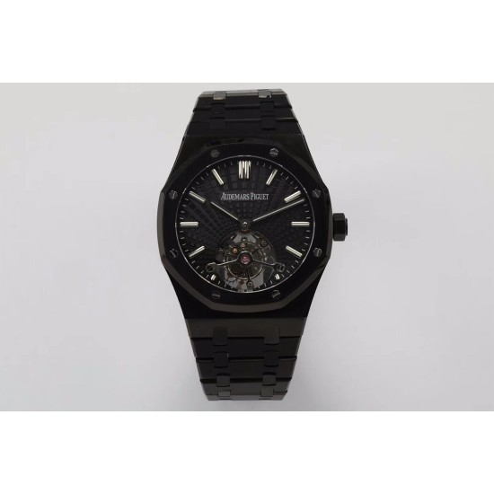 Audemars Piguet-Royal Oak Tourbillon PVD/PVD Black R8F Flying Tourb