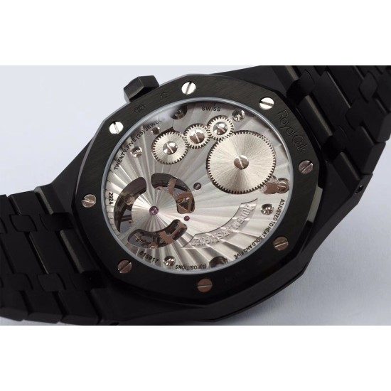 Audemars Piguet-Royal Oak Tourbillon PVD/PVD Black R8F Flying Tourb