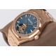 Audemars Piguet-Royal Oak Extra Thin Tourb RG/RG Blue JF Flying Tourb