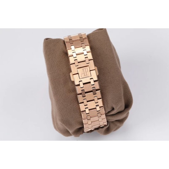 Audemars Piguet-Royal Oak Extra Thin Tourb RG/RG Blue JF Flying Tourb