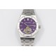 Audemars Piguet-Royal Oak Tourbillon SS/SS Purple Flying Tourbillon