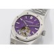 Audemars Piguet-Royal Oak Tourbillon SS/SS Purple Flying Tourbillon