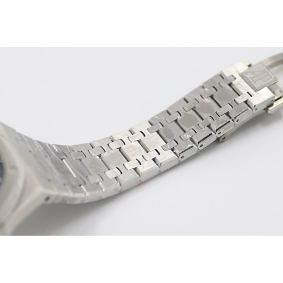 Audemars Piguet-Royal Oak Tourbillon SS/SS Purple Flying Tourbillon