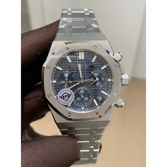 Audemars Piguet-Royal Oak Chrono 26240ST 41mm SS/SS Black Dial APS SH4401 Super Clone