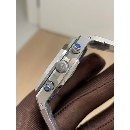 Audemars Piguet-Royal Oak Chrono 26240ST 41mm SS/SS Black Dial APS SH4401 Super Clone