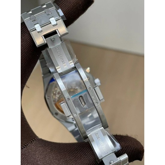 Audemars Piguet-Royal Oak Chrono 26240ST 41mm SS/SS Black Dial APS SH4401 Super Clone