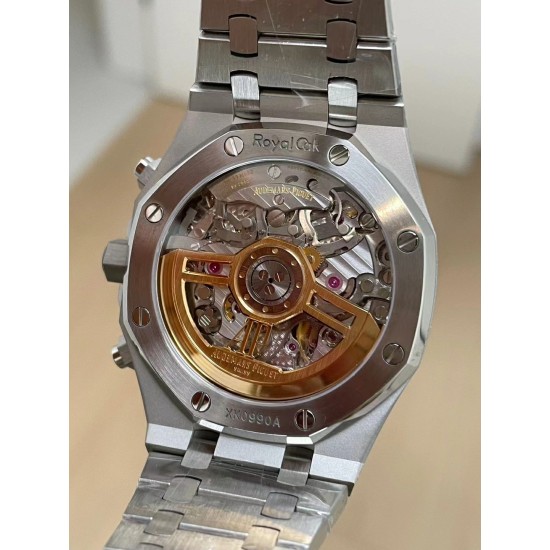 Audemars Piguet-Royal Oak Chrono 26240ST 41mm SS/SS Green Dial APS SH4401 Super Clone