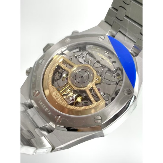 Audemars Piguet-Royal Oak Chrono 26240ST 41mm SS/SS Silver Dial APS SH4401 Super Clone