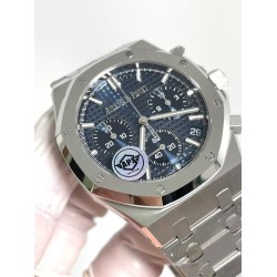 Audemars Piguet-Royal Oak Chrono 26240ST 41mm SS/SS Blue Dial APS SH4401 Super Clone