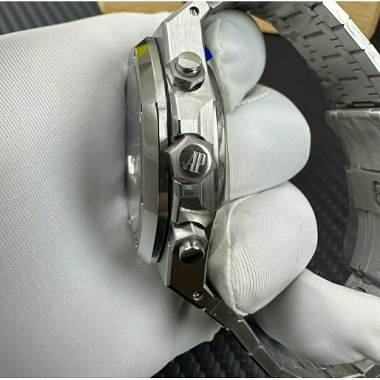 Audemars Piguet-Royal Oak Chrono 26240ST 41mm SS/SS Green Dial APS SH4401 Super Clone