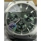 Audemars Piguet-Royal Oak Chrono 26240ST 41mm SS/SS Green Dial APS SH4401 Super Clone
