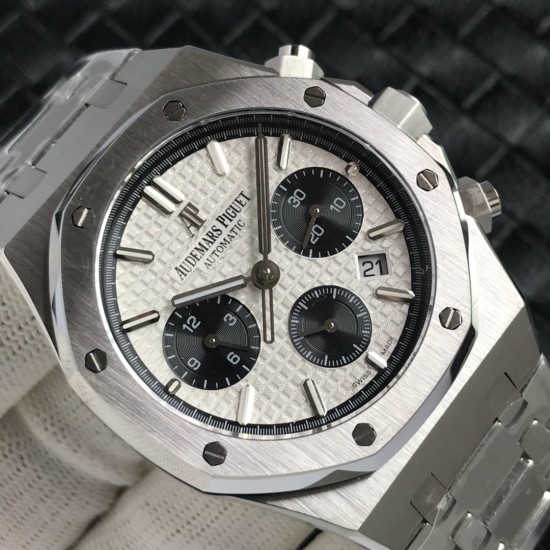 Audemars Piguet-Royal Oak Chrono 26331ST 41mm SS/SS White/Blk APW+F DD4801