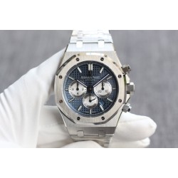 Audemars Piguet-Royal Oak Chronograph 26331ST SS/SS Blue/Wht OMF A7750