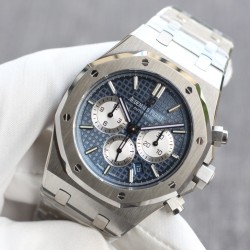 Audemars Piguet-Royal Oak Chronograph 26331ST SS/SS Blue/Wht OMF A7750