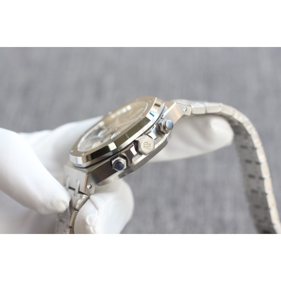 Audemars Piguet-Royal Oak Chronograph 26331ST SS/SS Blue/Wht OMF A7750