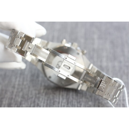 Audemars Piguet-Royal Oak Chronograph 26331ST SS/SS Blue/Wht OMF A7750