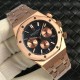 Audemars Piguet-Royal Oak Chronograph 26331ST RG/RG Black OMF A7750
