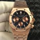 Audemars Piguet-Royal Oak Chronograph 26331ST RG/RG Black OMF A7750
