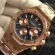 Audemars Piguet-Royal Oak Chronograph 26331ST RG/RG Black OMF A7750