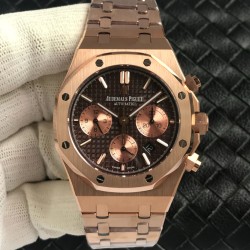 Audemars Piguet-Royal Oak Chronograph 26331ST RG/RG Brown OMF A7750