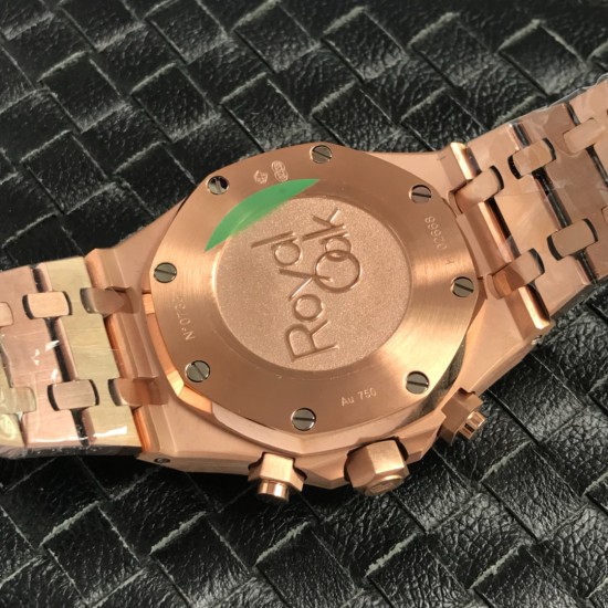 Audemars Piguet-Royal Oak Chronograph 26331ST RG/RG Brown OMF A7750