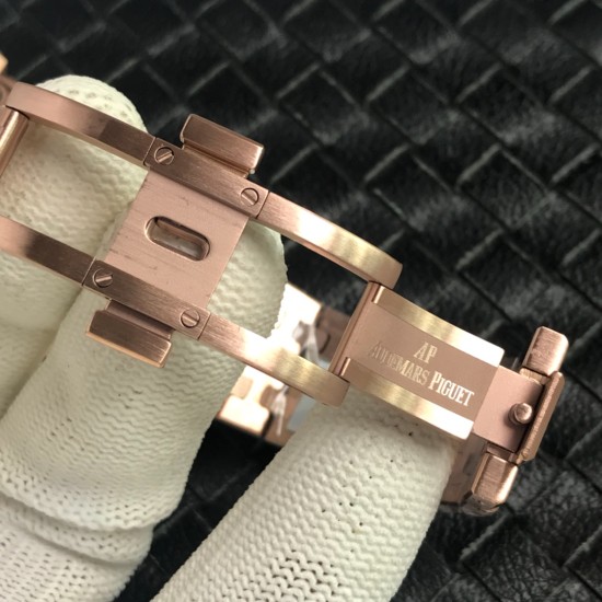 Audemars Piguet-Royal Oak Chronograph 26331ST RG/RG Brown OMF A7750