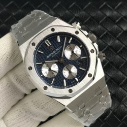 Audemars Piguet-Royal Oak Chrono 26331 SS/SS Blue/White IPF A7750