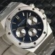 Audemars Piguet-Royal Oak Chrono 26331 SS/SS Blue/White IPF A7750
