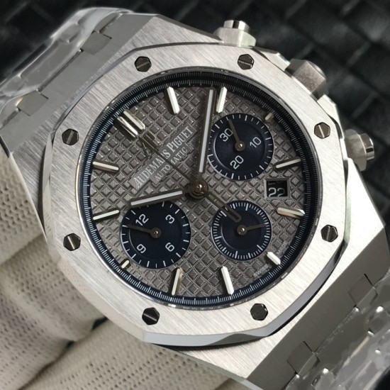 Audemars Piguet-Royal Oak Chrono 26331ST 41mm SS/SS Grey/Blk BF A7750
