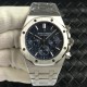Audemars Piguet-Royal Oak Chronograph 26331ST SS/SS Grey/Blue OMF A7750