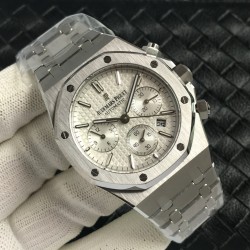 Audemars Piguet-Royal Oak Chrono 26331ST 41mm SS/SS White/Blk BF A7750
