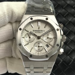 Audemars Piguet-Royal Oak Chrono 26331ST 41mm SS/SS White/Blk BF A7750