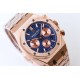 Audemars Piguet-Royal Oak Chronograph 26331ST RG/RG Blue OMF A7750