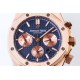 Audemars Piguet-Royal Oak Chronograph 26331ST RG/RG Blue OMF A7750
