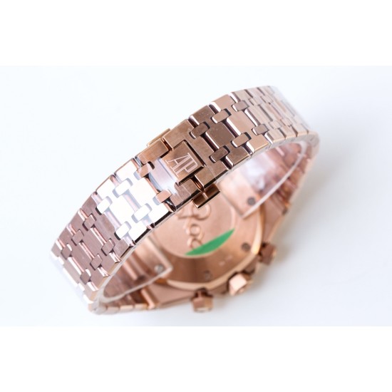 Audemars Piguet-Royal Oak Chronograph 26331ST RG/RG Blue OMF A7750