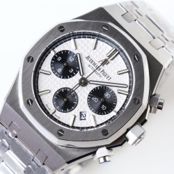 Audemars Piguet-Royal Oak Chrono 26331 SS/SS White/Black IPF A7750