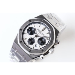 Audemars Piguet-Royal Oak Chrono 26331 SS/SS White/Black IPF A7750