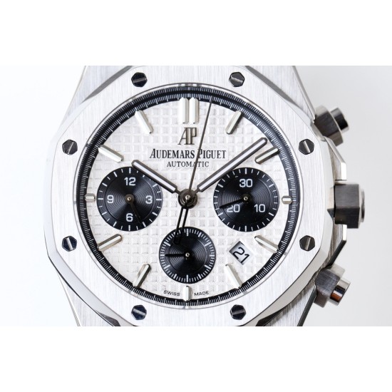 Audemars Piguet-Royal Oak Chrono 26331 SS/SS White/Black IPF A7750