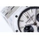 Audemars Piguet-Royal Oak Chrono 26331 SS/SS White/Black IPF A7750
