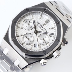 Audemars Piguet-Royal Oak Chrono 26331ST 41mm SS/SS White/Blk APW+F DD4801