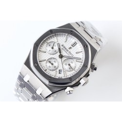 Audemars Piguet-Royal Oak Chrono 26331ST 41mm SS/SS White/Blk APW+F DD4801