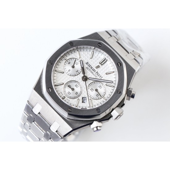 Audemars Piguet-Royal Oak Chrono 26331ST 41mm SS/SS White/Blk APW+F DD4801