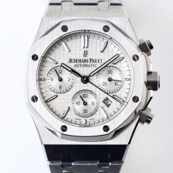 Audemars Piguet-Royal Oak Chrono 26331ST 41mm SS/SS White/Blk APW+F DD4801